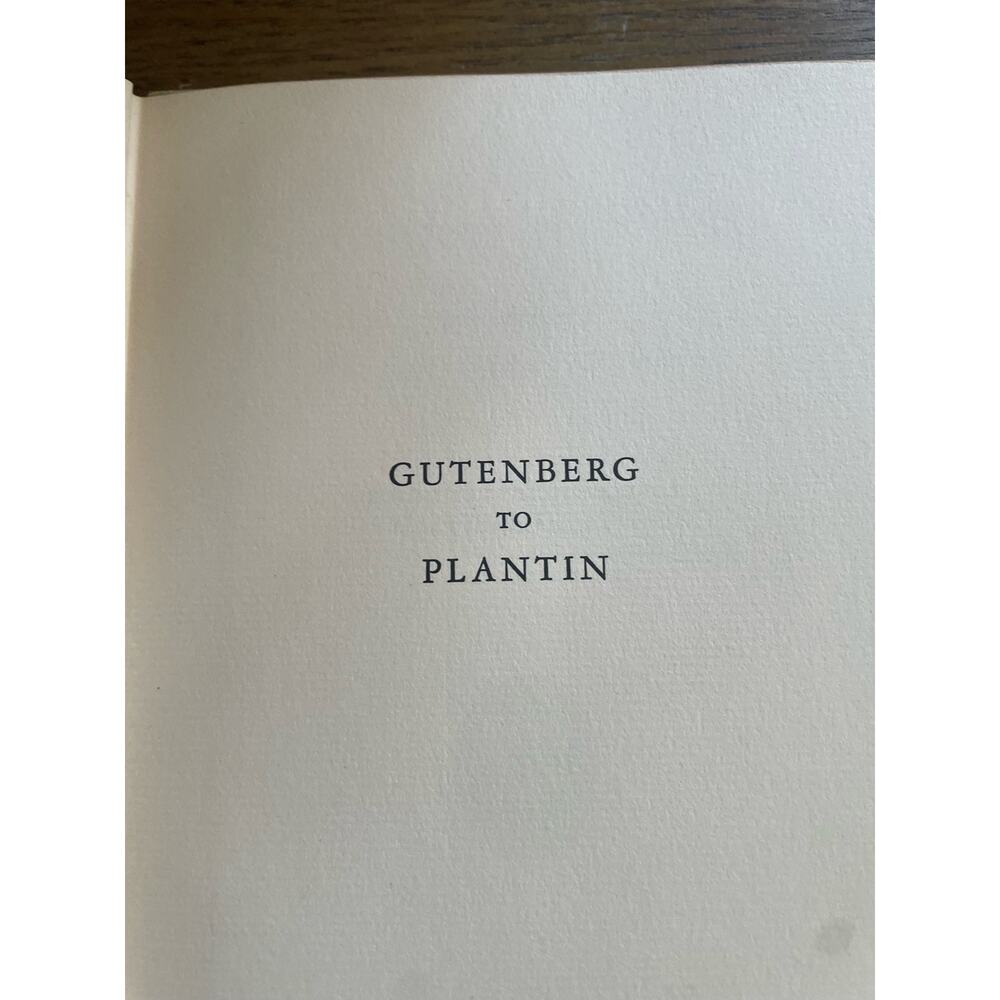 Gutenberg to Plantin George Parker Winship History of Printing Illustrated HC - Picture 10 of 16